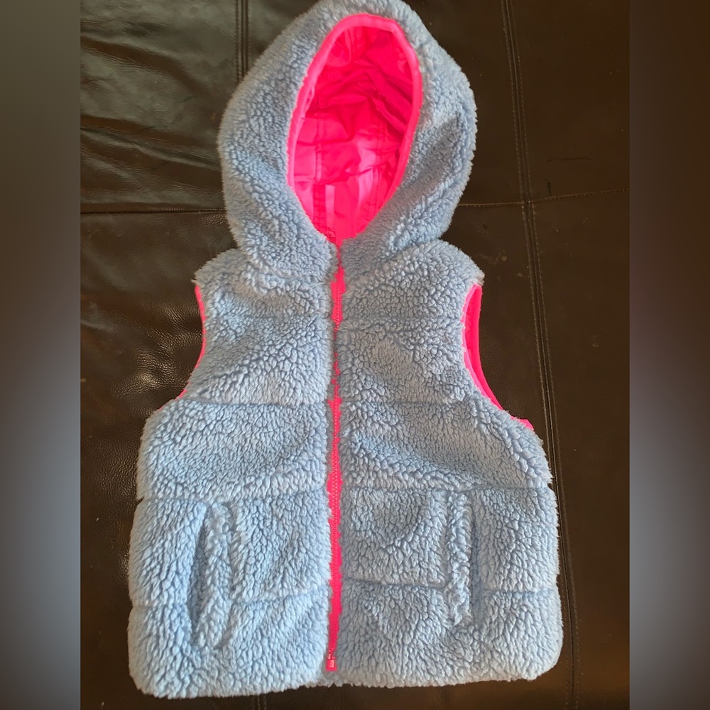 Tucker + Tate Blue and Pink Vest for Cozy Layering